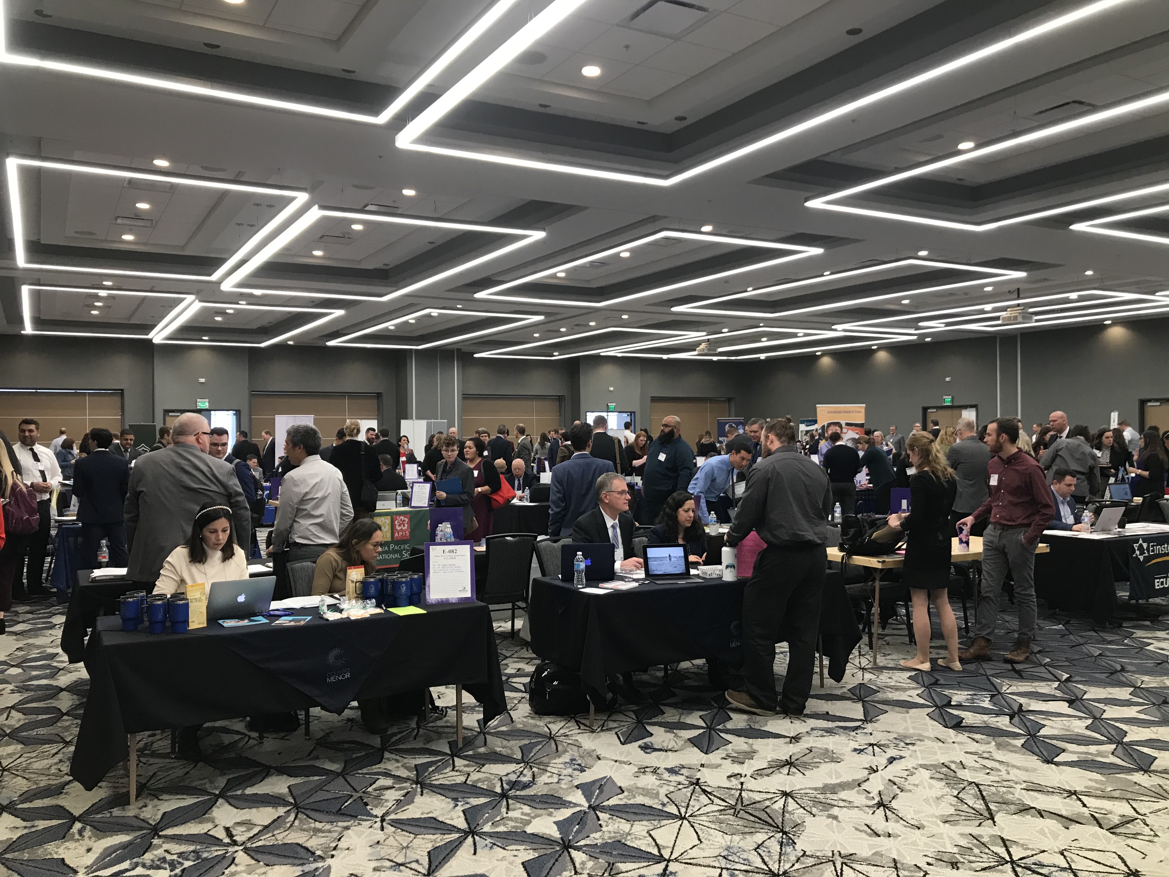 Professional educators from all over the world making connections 